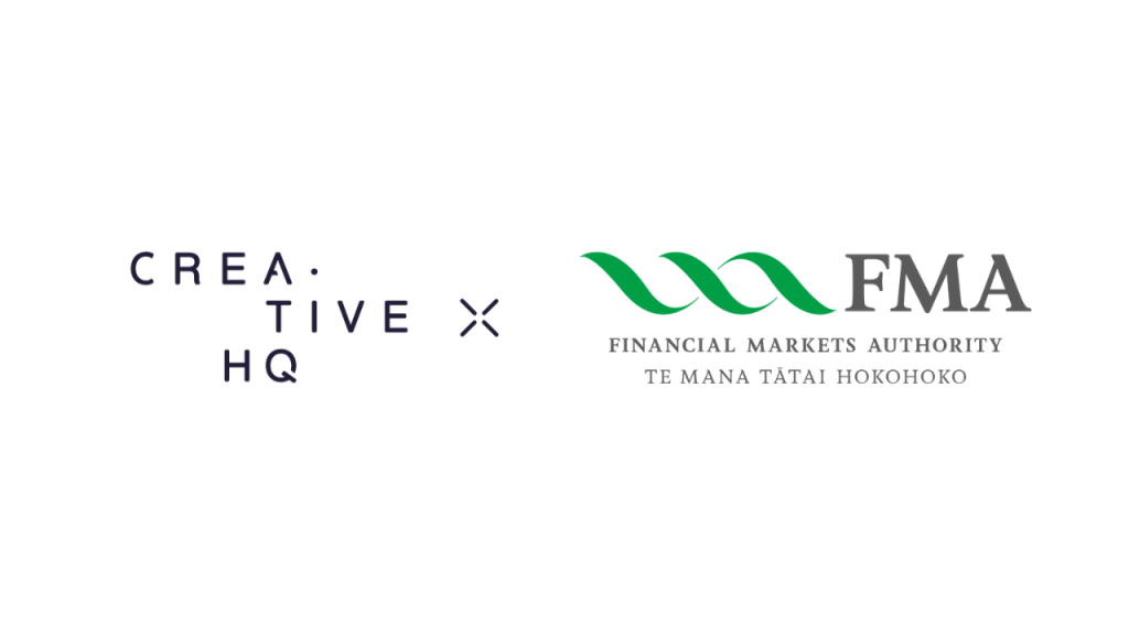 Creative HQ and Financial Market Authority partnership logo
